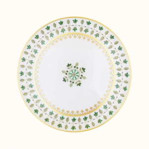 Haviland Parlon  Matignon Green Round Cake Plate