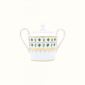 Haviland Parlon  Matignon Green Sugar Bowl