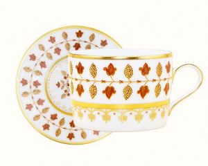 Haviland Parlon  Matignon Rust Tea Cup and Saucer