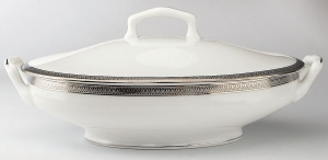 Haviland Parlon  Malmaison Platinum Covered Vegetable