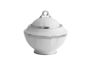 Haviland Parlon  Colette Platinum Sugar Bowl