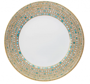 Haviland Parlon Syracuse Turquoise Presentation Plate  (No Center) - 12"
