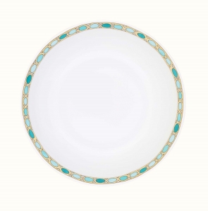Haviland Parlon  Syracuse Turquoise Cereal Bowl