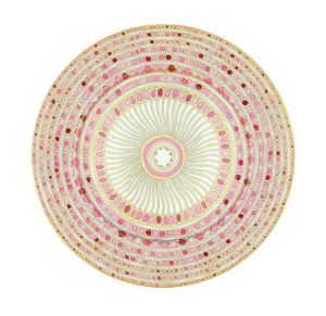 Haviland Parlon  Syracuse Rose Presentation Plate