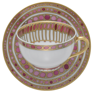Haviland Parlon  Syracuse Rose Tea Cup and Saucer