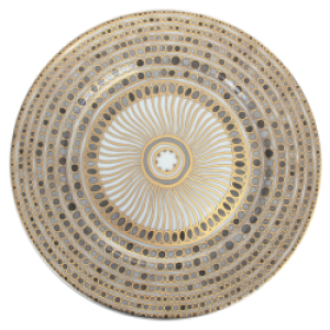 Haviland Parlon  Syracuse Taupe Presentation Plate