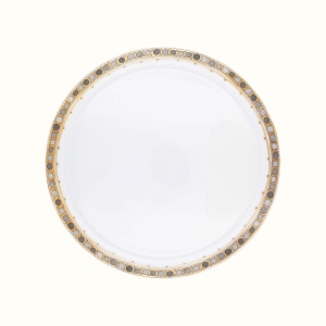 Haviland Parlon  Syracuse Taupe Round Cake Plate