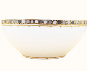 Haviland Parlon  Syracuse Taupe Salad Bowl