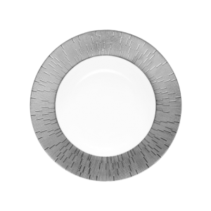 Haviland Infini Platine Rim Soup Plate