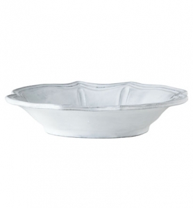 Incanto White Baroque Bowl