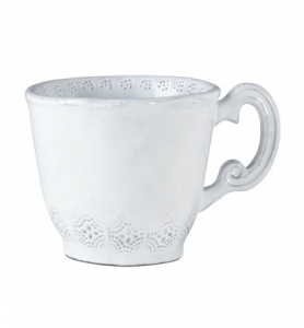 Incanto White Lace Mug