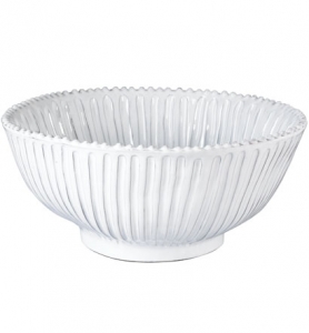 Incanto White Stripe Large Serving Bowl