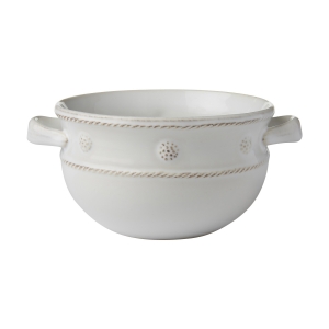 Juliska Berry & Thread Whitewash 2 Handled Soup/Chili Bowl