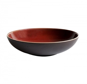 Jars Tourron Cerise/Red Deep Pasta Plate - 9.06"
