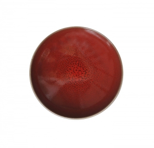 Jars Tourron Cerise/Red Canape Plate - 5.5"