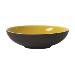 Jars Tourron Citron/Yellow Deep Pasta Plate - 9.06"