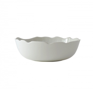 Jars Plume Perle/White Deep Pasta Plate - 8.5"