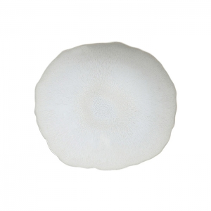 Jars Plume Perle/White Dinner Plate - 10.2"