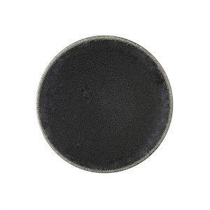 Jars Tourron Celeste/Black Dessert Plate - 7.8"