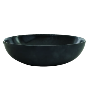 Jars Tourron Celeste/Black Large Serving Bowl - 12.9"