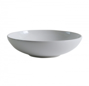 Jars Tourron Neige/White Deep Pasta Plate - 9.06"