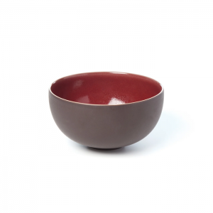 Jars Tourron Cerise/Red Large Serving Bowl - 12.9"