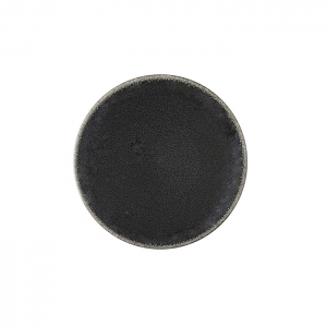 Jars Tourron Celeste/Black Canape Plate - 5.5"
