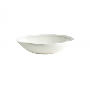 Jars Plume Nacre/White Soup Plate - 7.3"