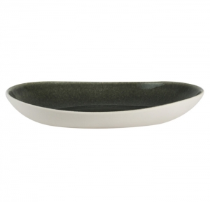 Jars Maguelone Orage Uni/Green Serving Tray/Long Dish - 7"
