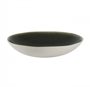 Jars Maguelone Orage Uni/Green Pasta Plate - 8.9"