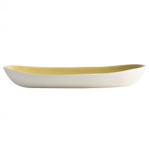 Jars Maguelone Genet/Yellow Serving Tray/Long Dish - 7"
