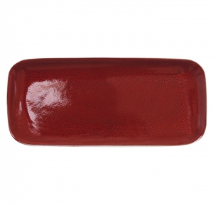 Jars Tourron Cerise/Red Platter / Cake Dish - 12.9"