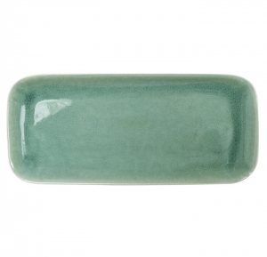 Jars Tourron Jade/Green Platter / Cake Dish - 12.9"