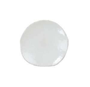 Jars Wabi Blanc/White Bread + Butter Plate - 5.91"