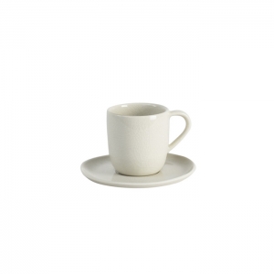 Jars Maguelone Quartz/White Espresso Saucer - 4.3"