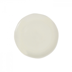 Jars Maguelone Neige Ecru/White Dessert/Plate - 8.3"