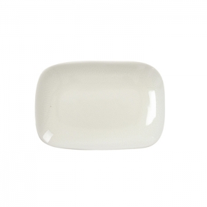 Jars Maguelone Neige Ecru/White Platter/Rectangular Dish - 5.5"