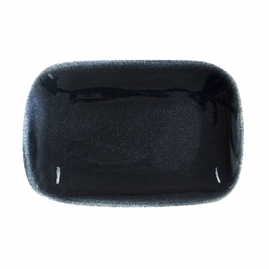 Jars Maguelone Bleu Nuit/Blue Platter/Rectangular Dish - 5.5"