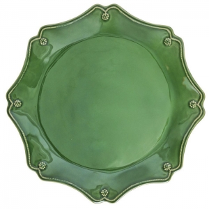 Juliska Berry & Thread Basil Scalloped Charger/Platter - 13.5"