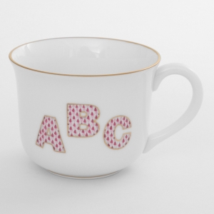 Herend ABC Mug Pink