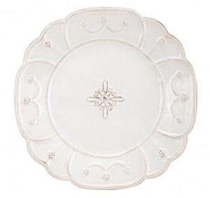 Juliska Jardins du Monde Whitewash Dessert/Salad Plate