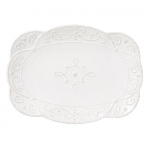 Juliska Jardins du Monde Whitewash Platter - 15"