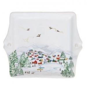 Juliska Berry & Thread North Pole Cookie Tray - 10" / Set 2