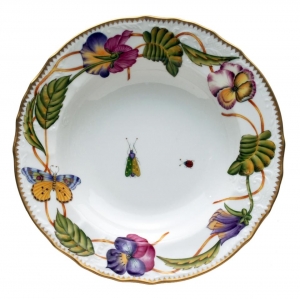 Anna Weatherley Pannonian Garden Rimmed Soup Bowl