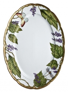 Anna Weatherley Wildberry Lavender Oval Platter