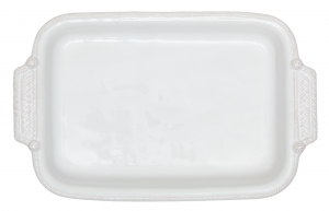 Juliska Le Panier Whitewash Rectangular Baker