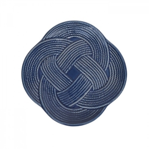 Juliska Le Panier Mystic Knot Denim Dessert/Salad Plate - 9"