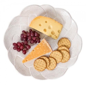 Juliska Le Panier Mystic Knot Whitewash Charger/Platter