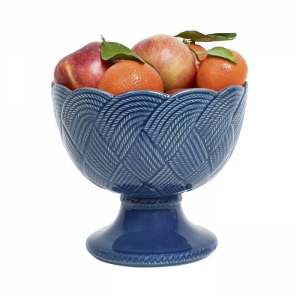 Juliska Le Panier Mystic Knot Denim Footed Bowl - 8.25"