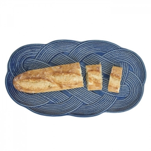 Juliska Le Panier Mystic Knot Denim Hostess Tray - 15"